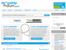 Tablet Screenshot of dropshipforum.com